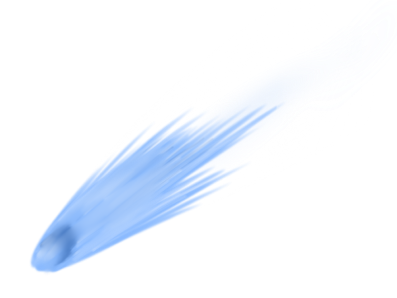Immagine Trasparente di cometa PNG