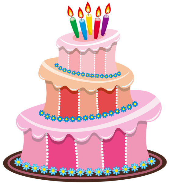 İlk doğum günü pastası PNG Dosyası