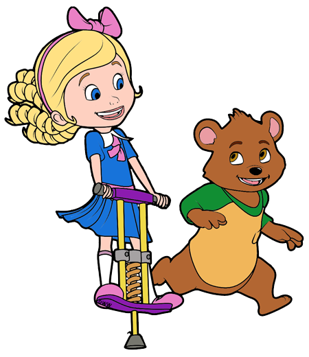 Goldie e orso sfondo Trasparente