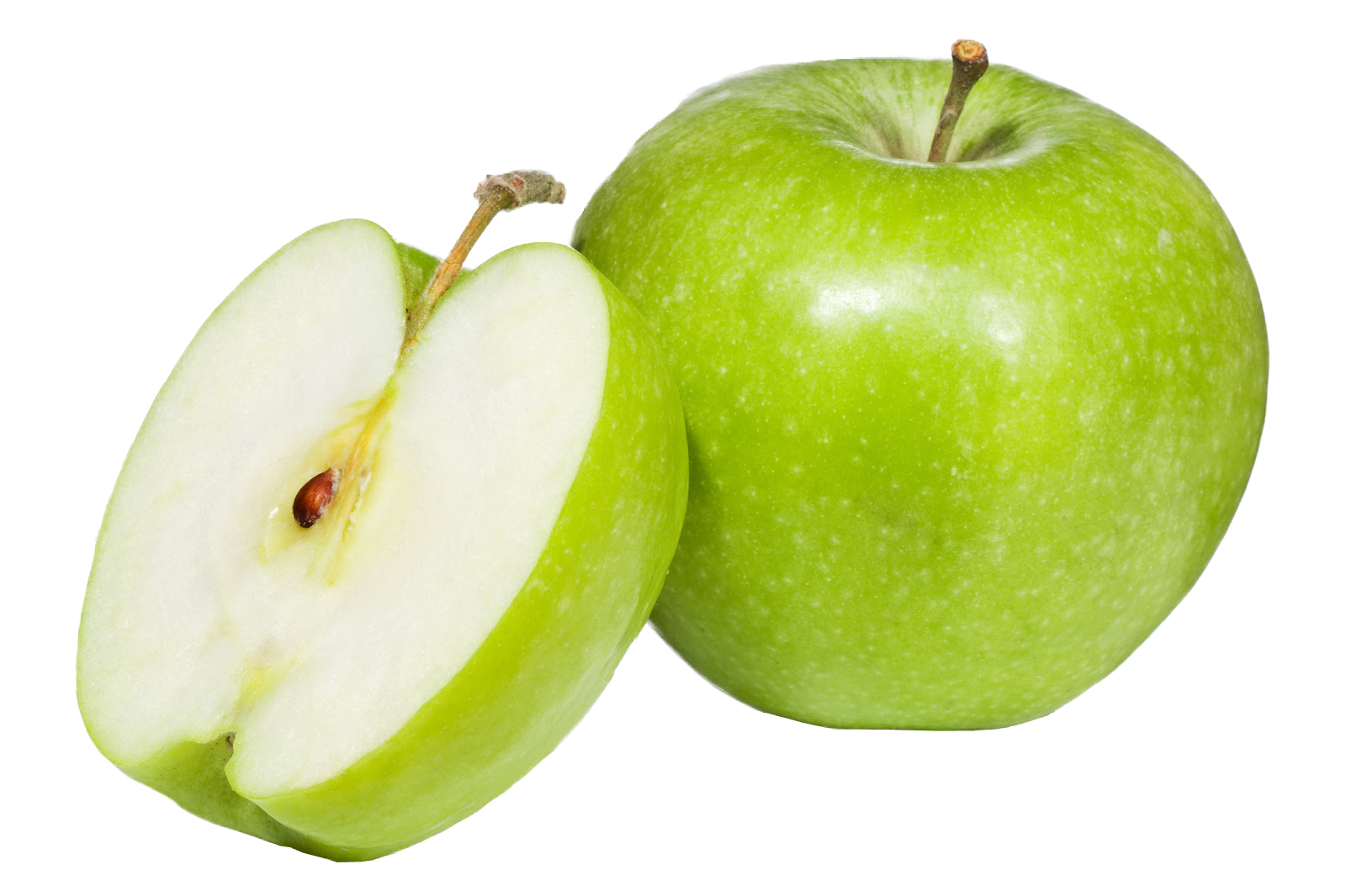 Grünes Apple PNG-transparentes Bild