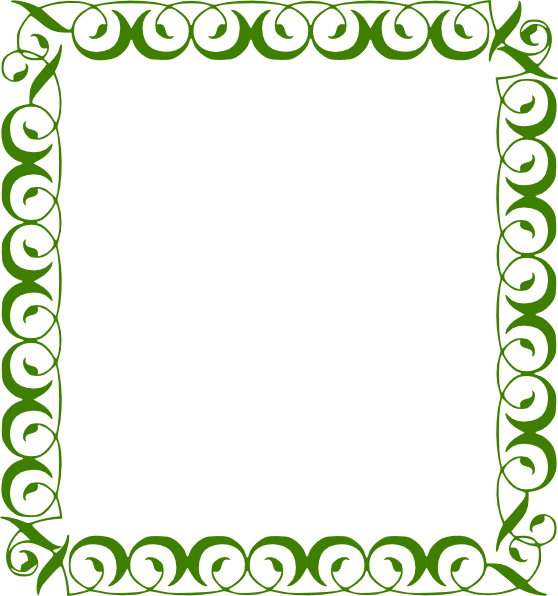 Green Border Frame PNG Picture