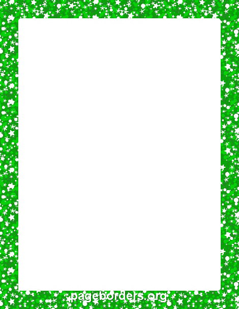 Green Border Frame PNG Transparent Picture