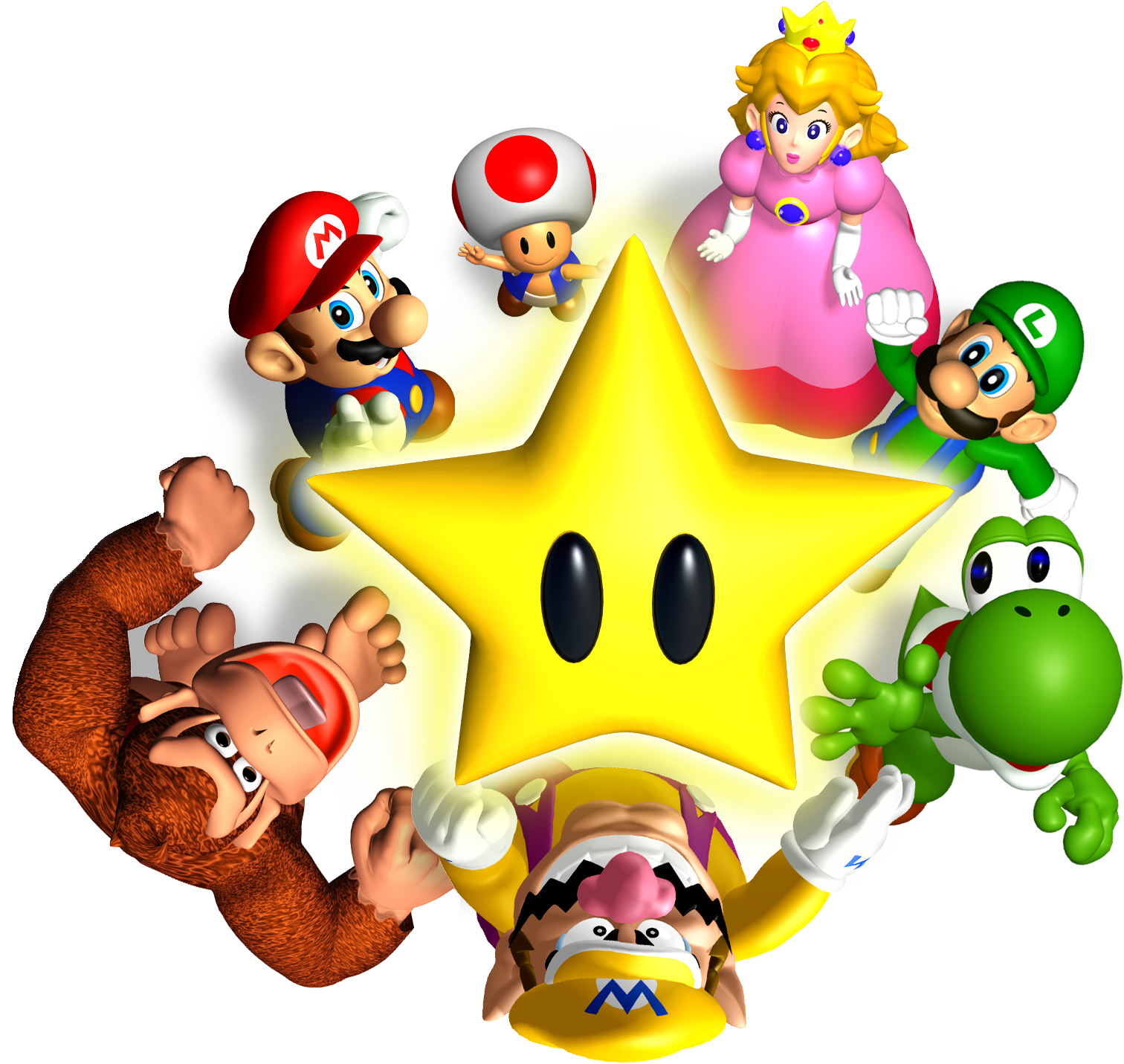 Mario Party Transparante achtergrond