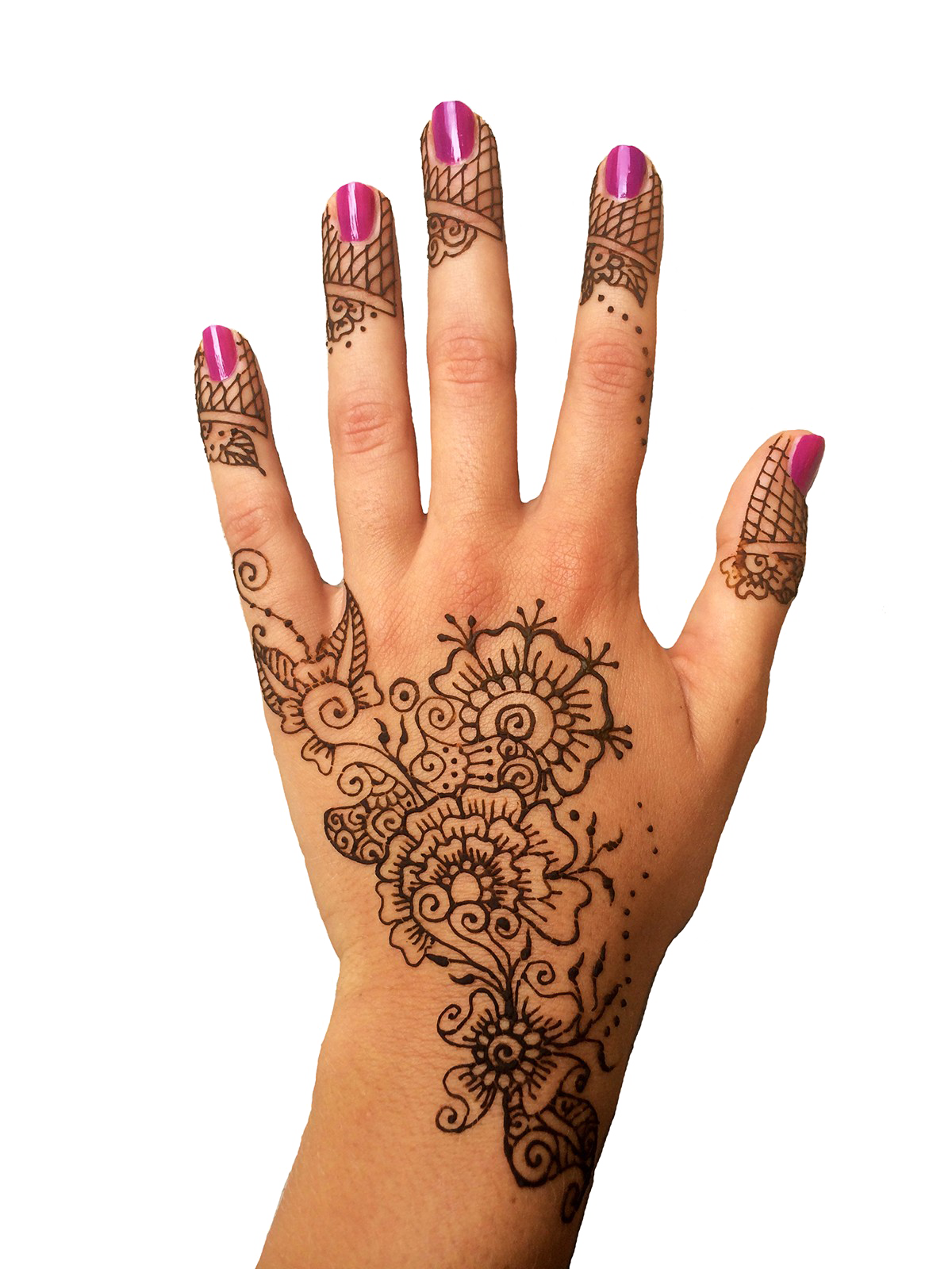 Mehendi Hand Designs PNG Trasparente
