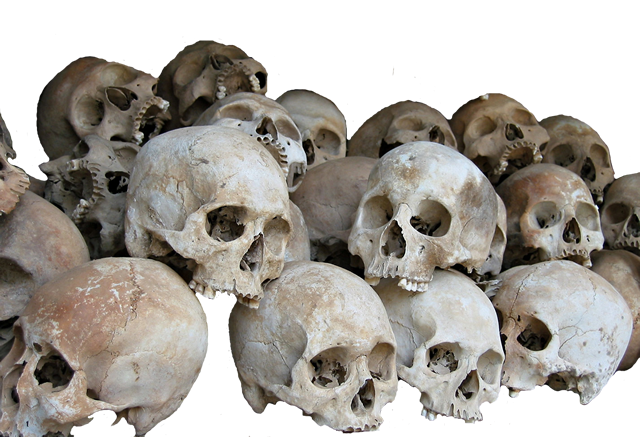 Pile of Skulls Transparent PNG