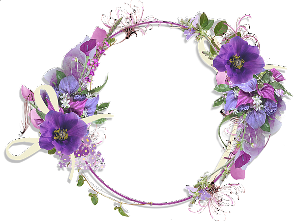 Purple Border Frame PNG Picture