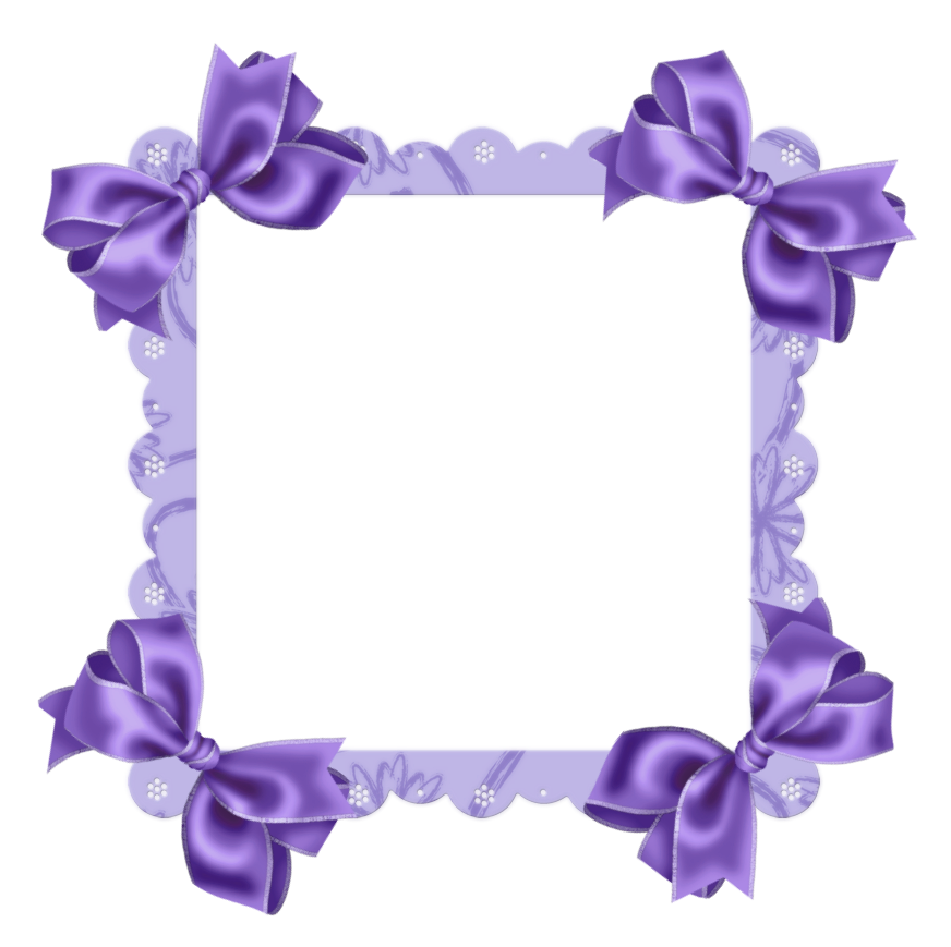 Purple Border Frame Transparent Background