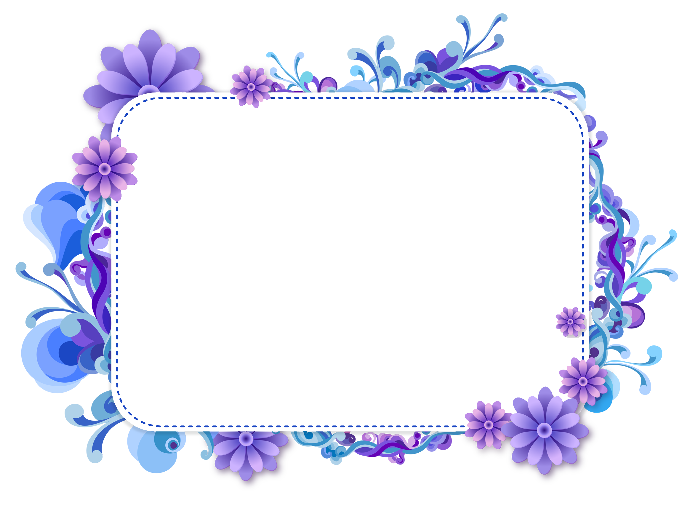 Purple Border Frame Transparent PNG