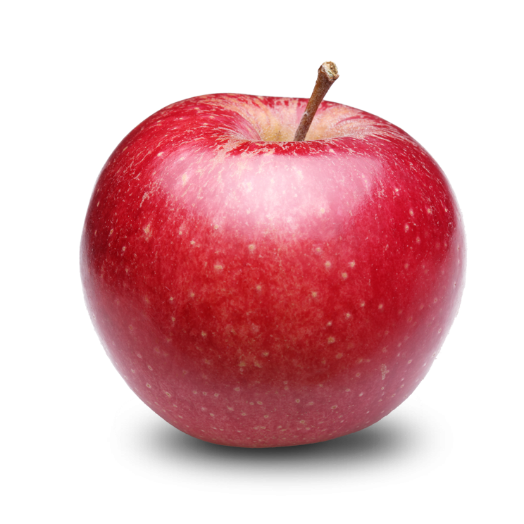 Foto PNG apel merah
