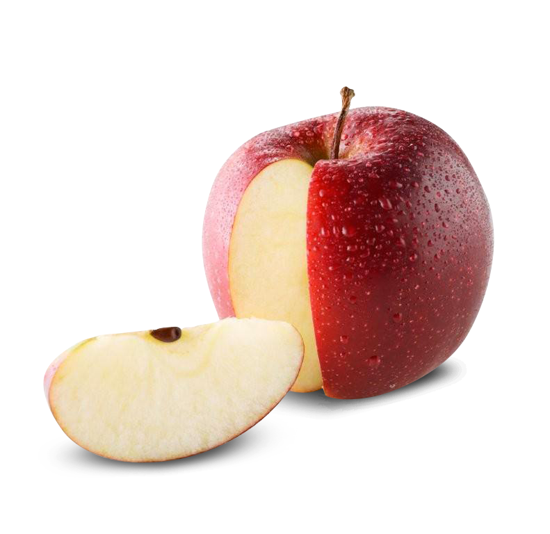 Красное яблочное PNG прозрачное изображение