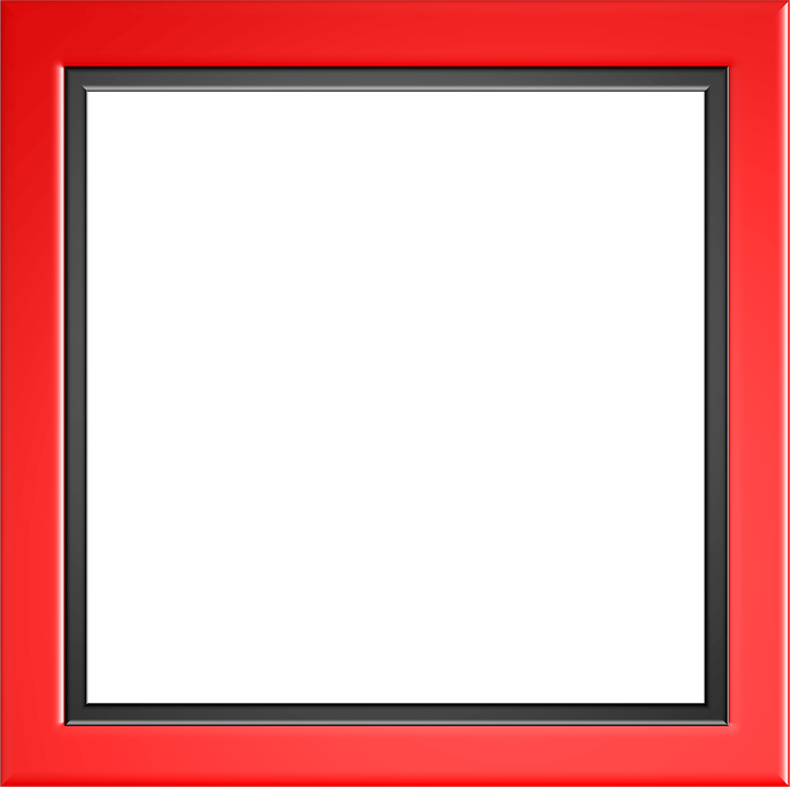 Red Border Frame PNG Photo
