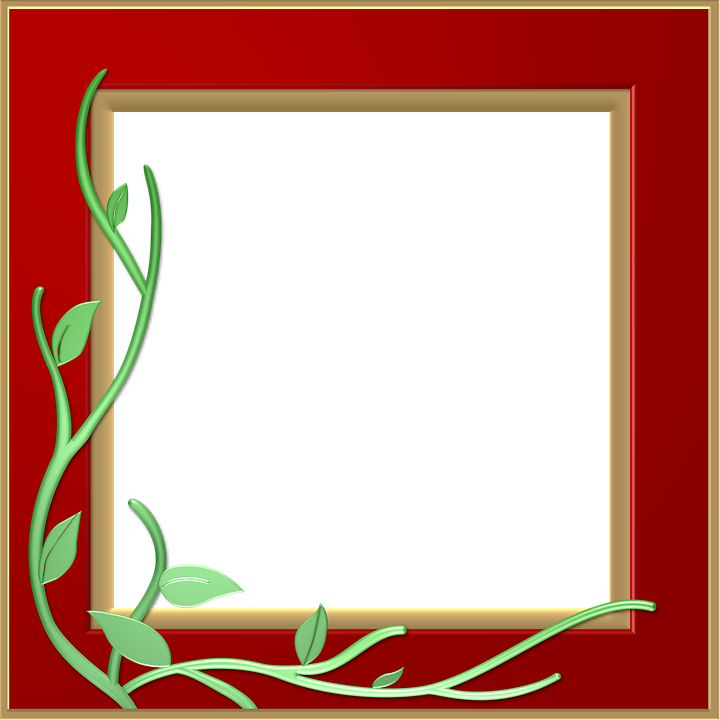 Red Border Frame PNG Transparent
