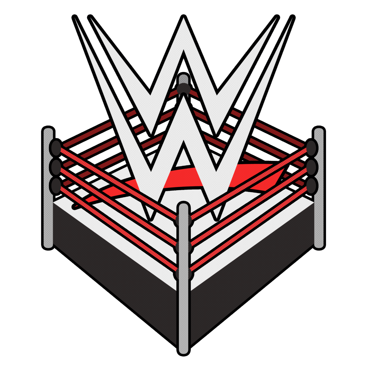 WWE logo PNG прозрачное изображение