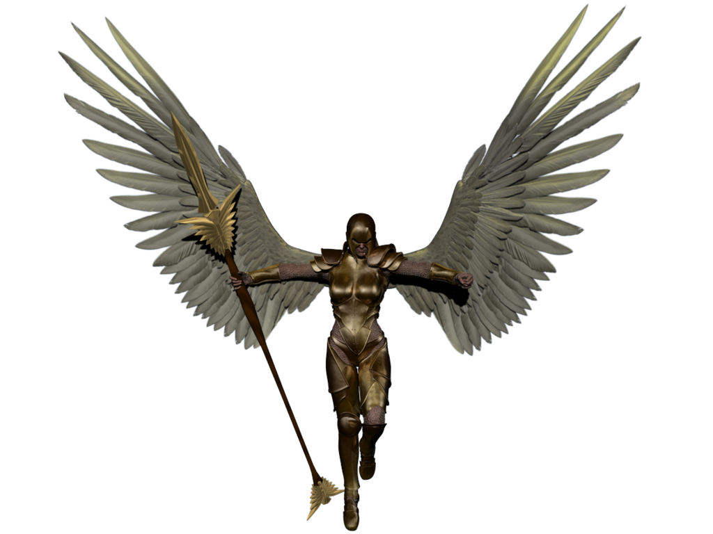 Krieger Angel Transparenter Hintergrund