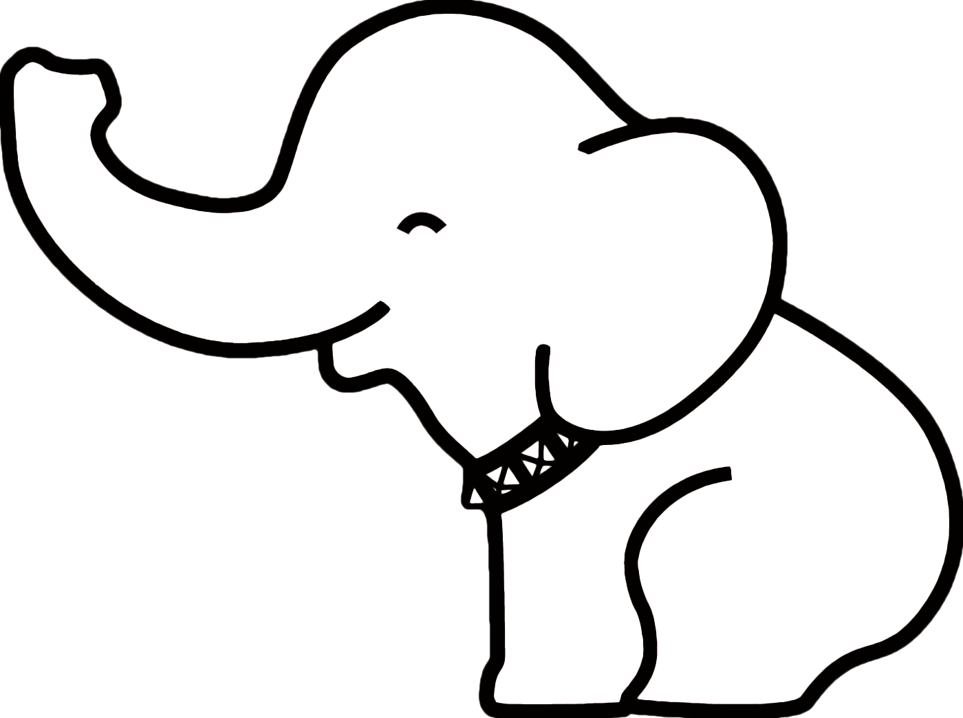 White Elephant PNG Image
