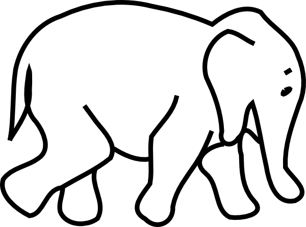 White Elephant PNG Pic
