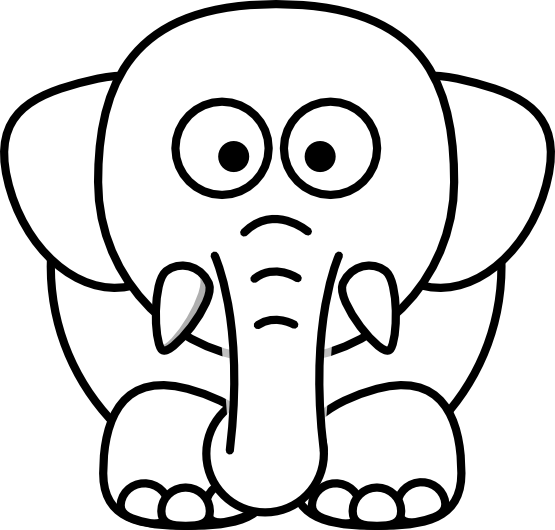White Elephant PNG Transparent