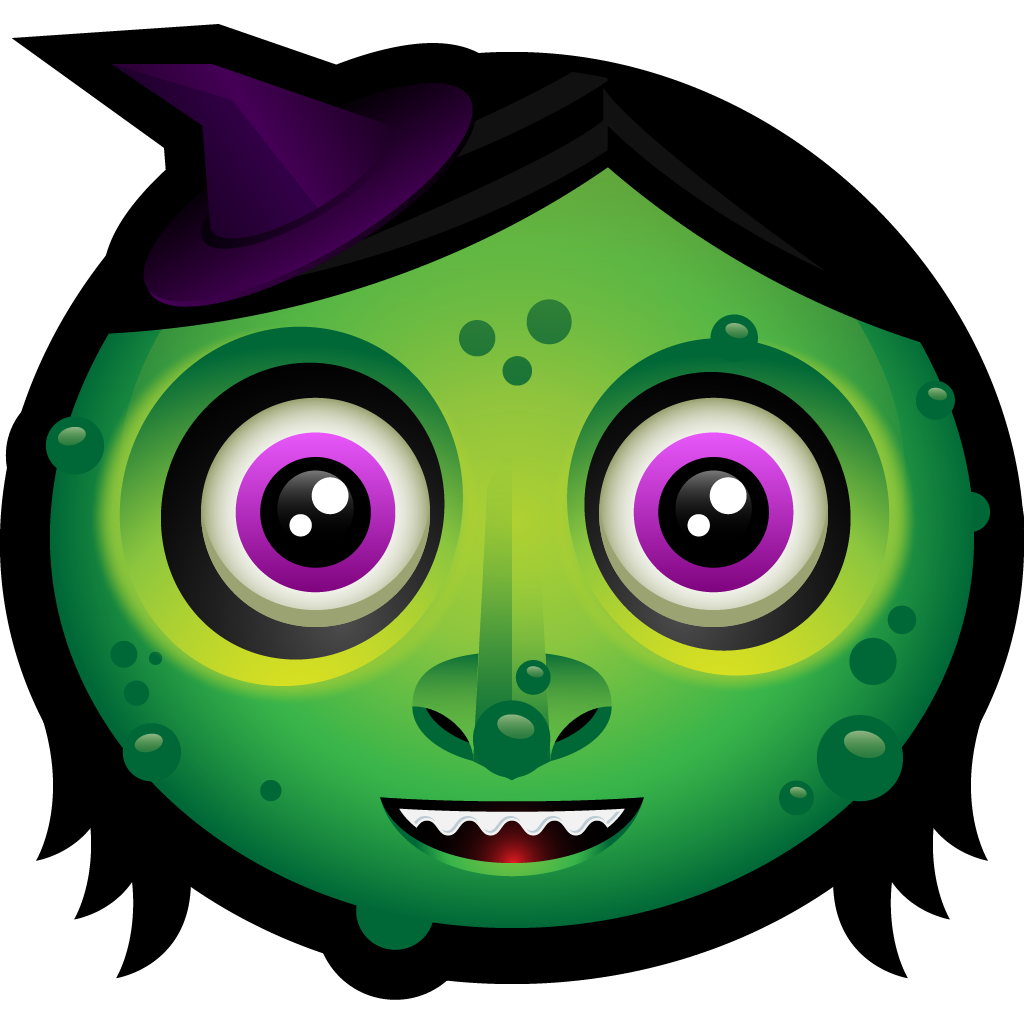 Witch Face PNG Transparent Image