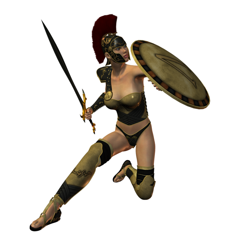 woman warrior PNG ดาวน์โหลดฟรี