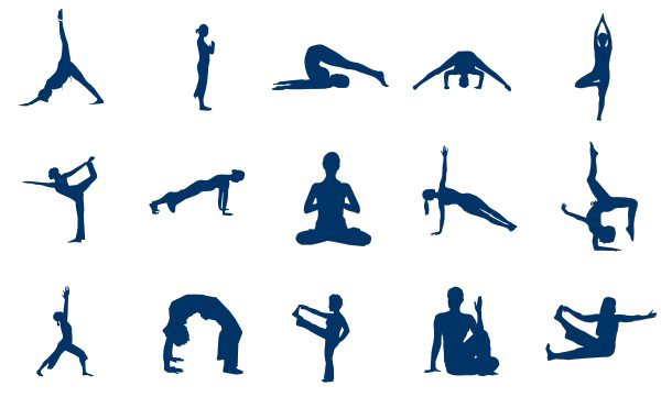 Yoga Asana PNG Transparent Image