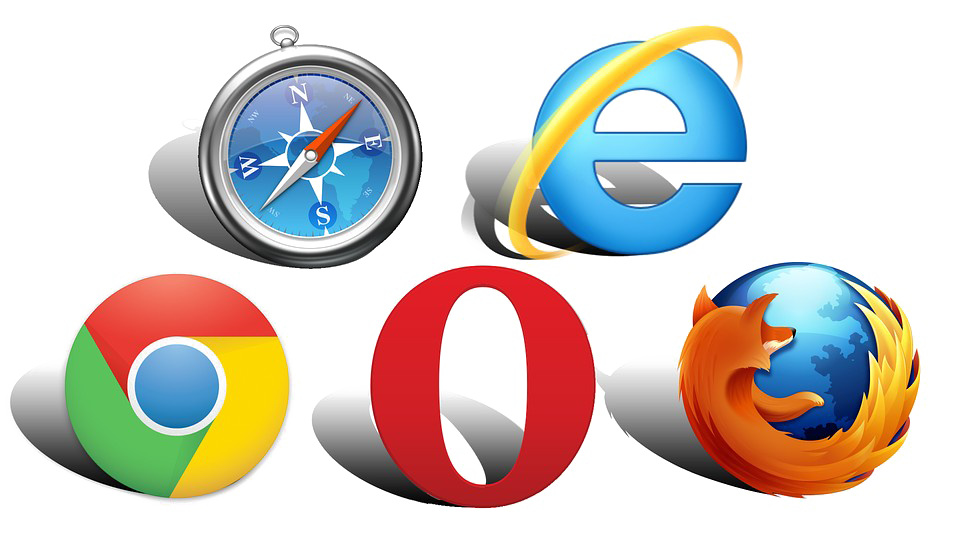 Browser PNG Transparentes Bild