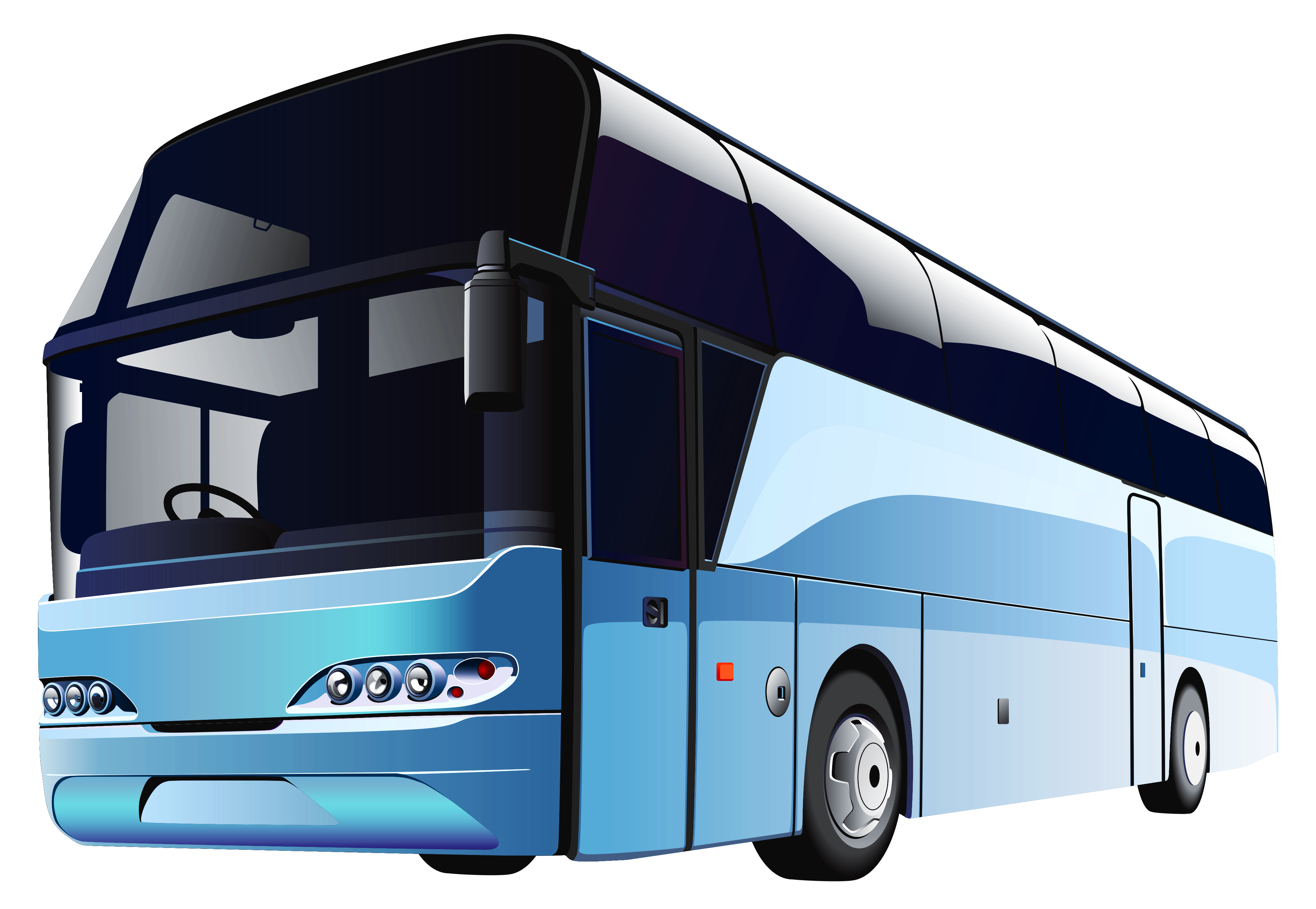 Gambar bus Transparan PNG