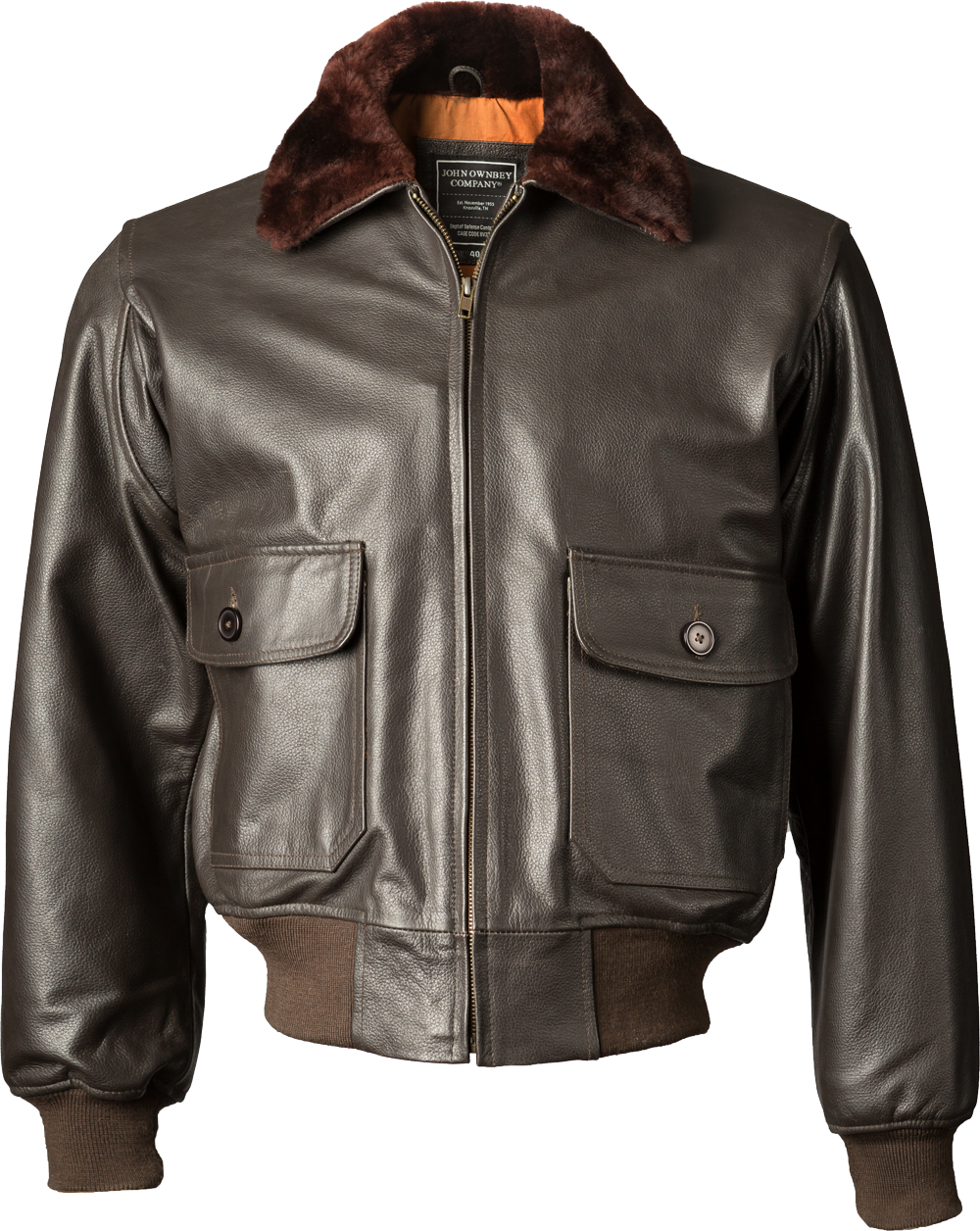 Fur Lined Leather Jacket PNG Photo