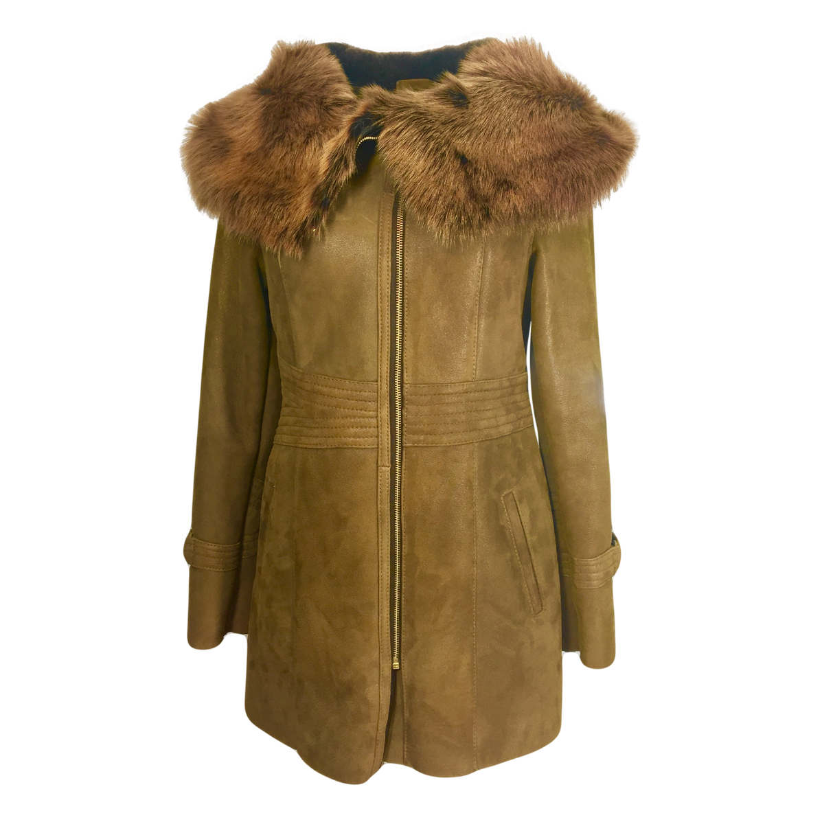 Fur Lined Leather Jacket Transparent Background