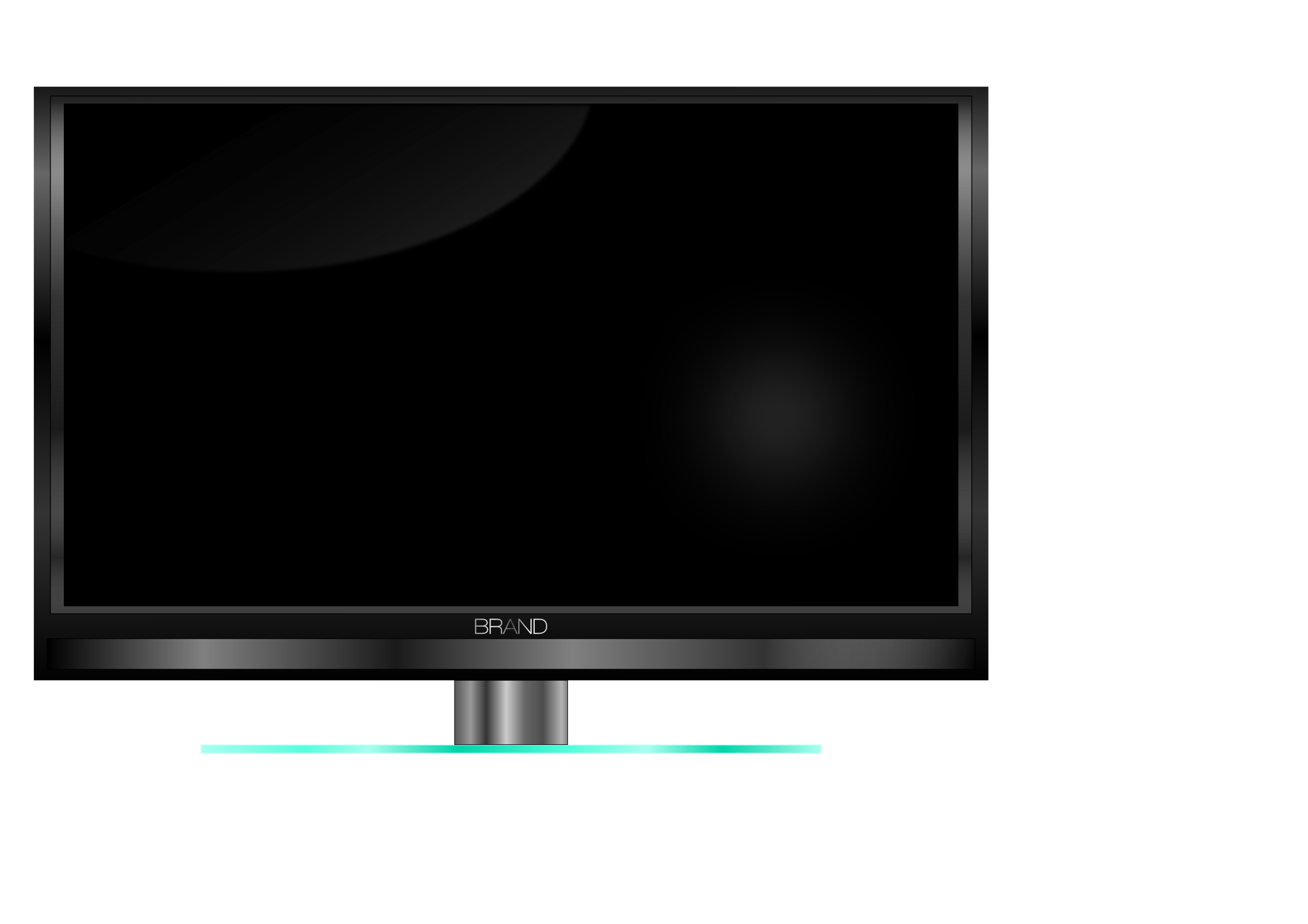 LCD 텔레비전 PNG 투명한 이미지