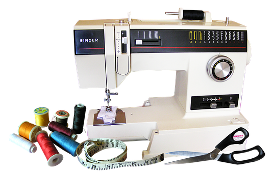 Immagine di sfondo PNG della macchina per cucire