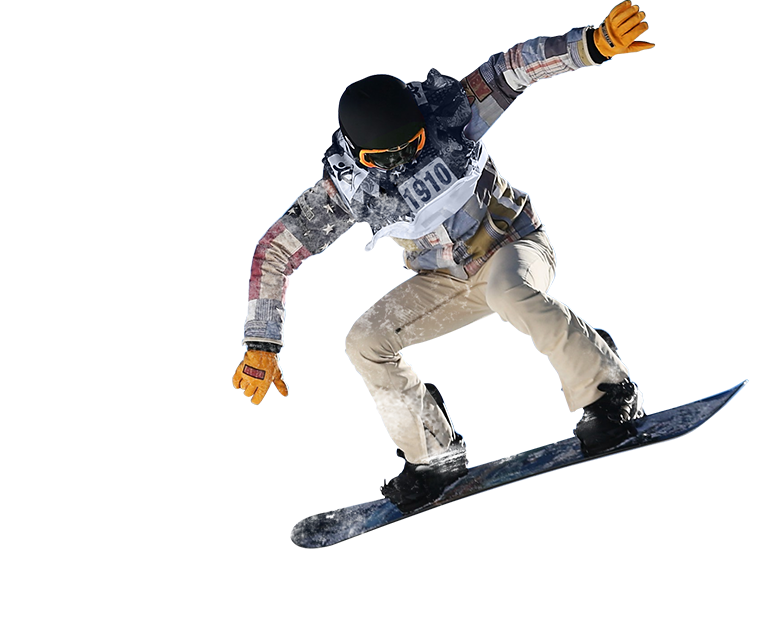 Snowboarding melompat PNG Clipart