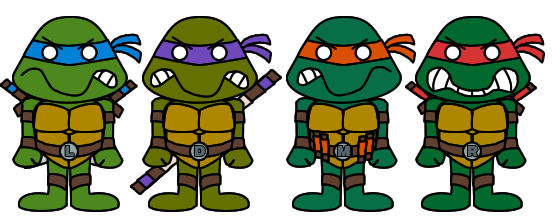 Adolescente Mutant Ninja Turtles PNG file