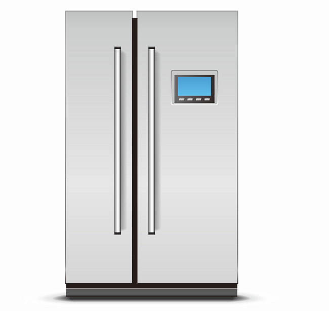 Two Door Refrigerator PNG Clipart
