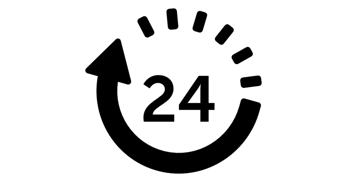 24 Hours PNG Clipart
