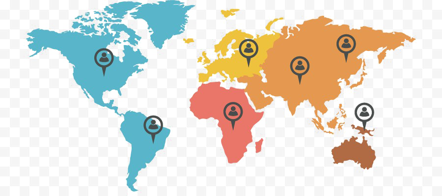 Abstrak peta dunia latar belakang PNG