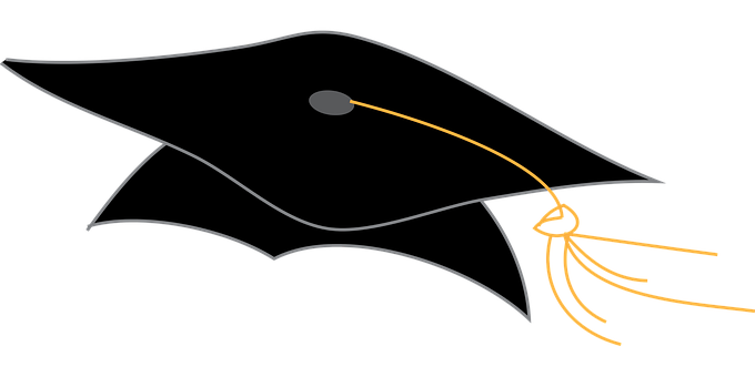 Academic Hat PNG Background Image