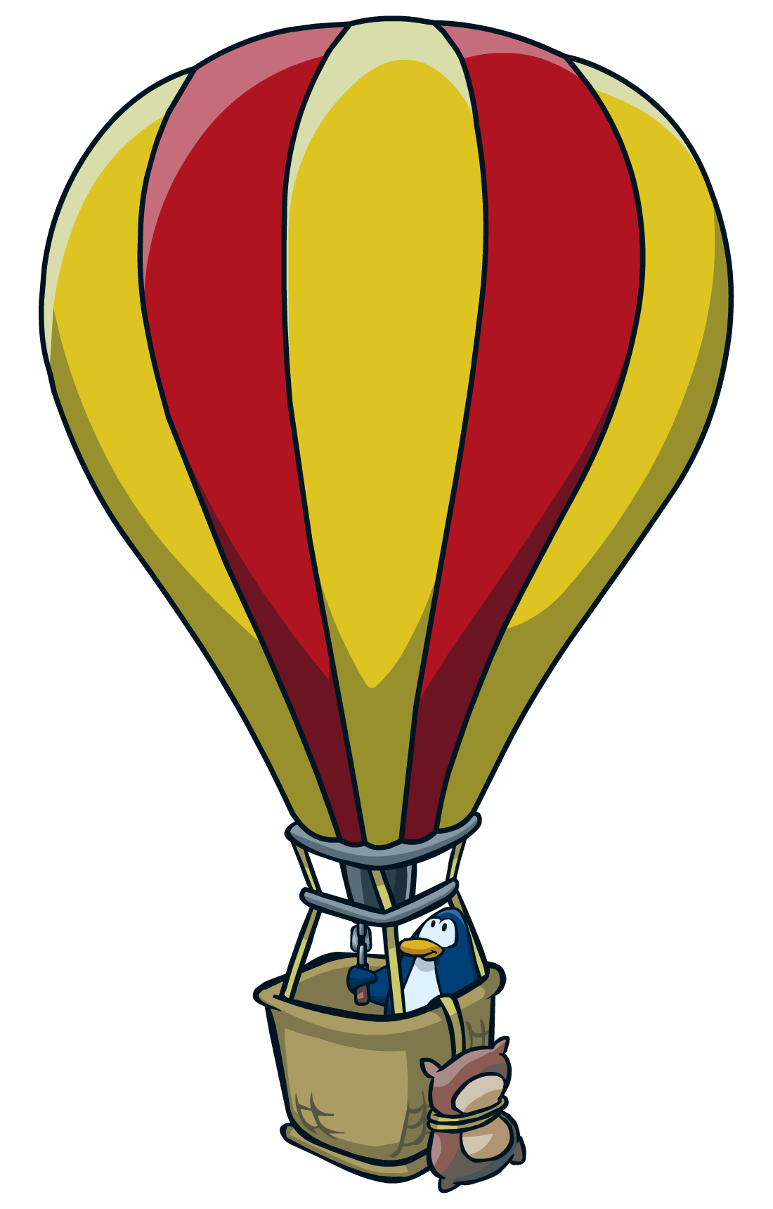 Air Balloon PNG Background Image