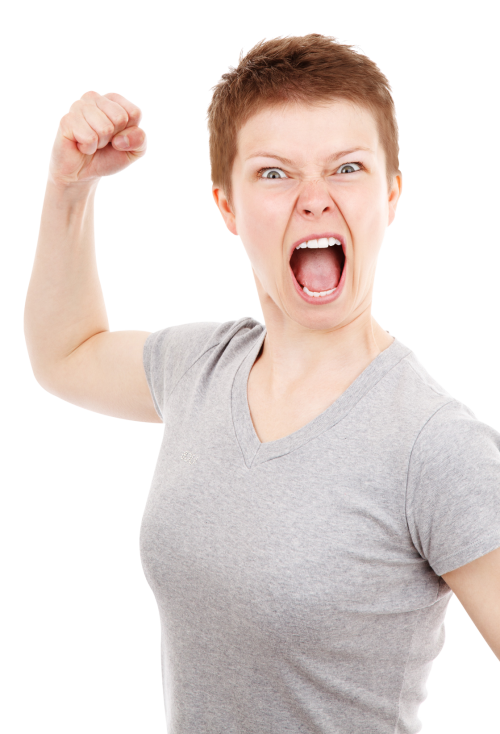 Angry Person PNG Background Image