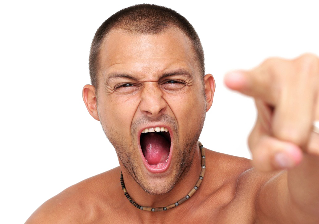 Angry Person PNG Transparent HD Photo