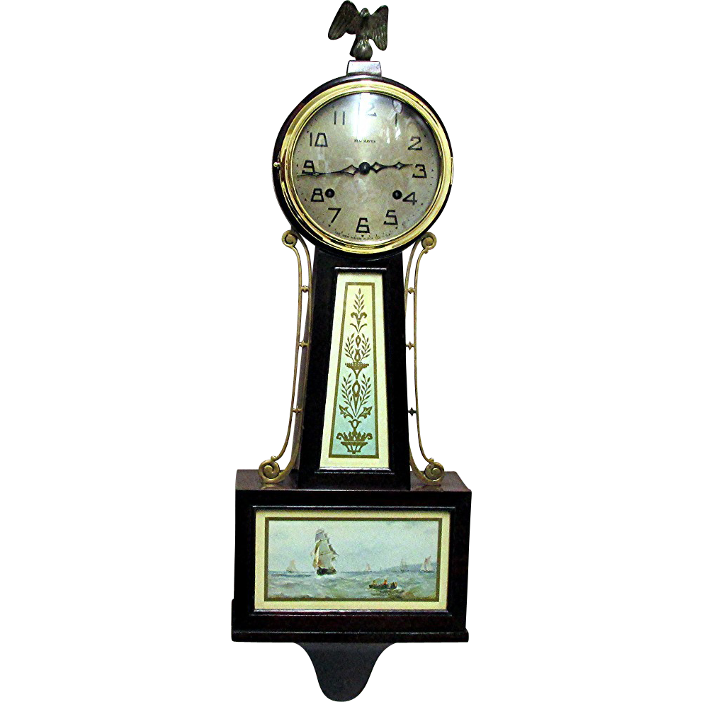 Banjo Clock PNG Image