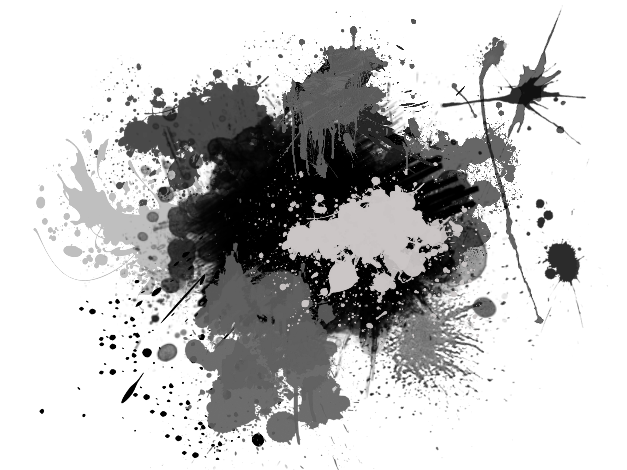 Zwarte inkt PNG-afbeelding