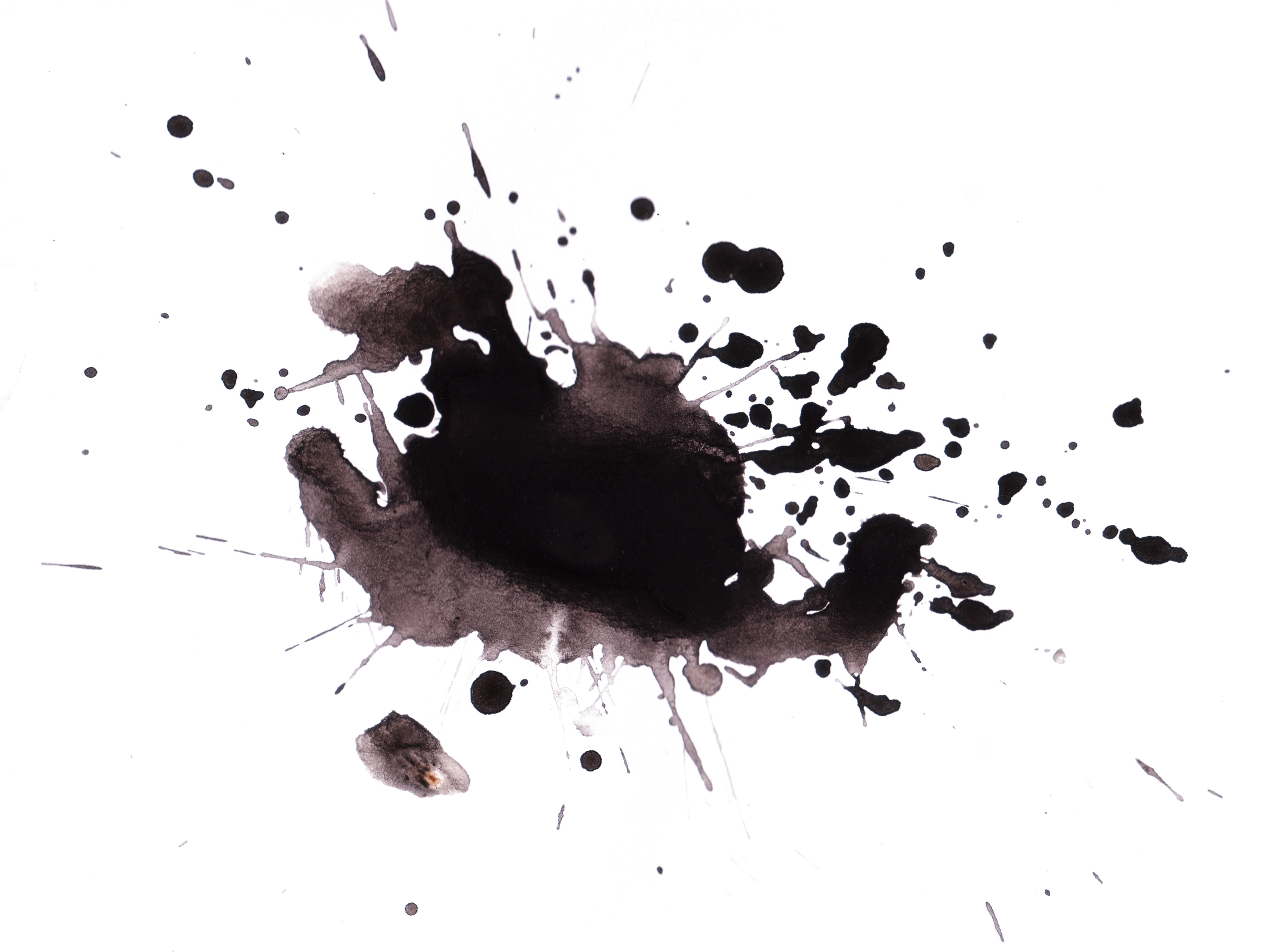 Black Ink PNG Picture