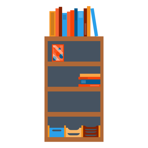 Bookshelf PNG Image