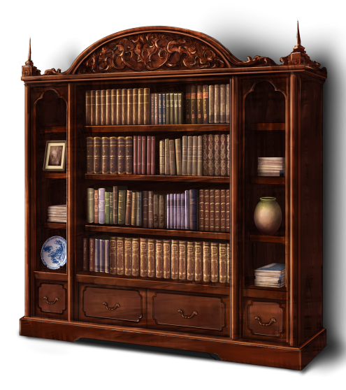 Bookshelf Transparent PNG