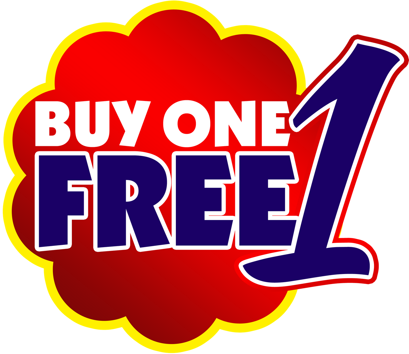 Buy 1 Get 1 Free PNG Picture