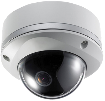 Sfondo Trasparente telecamera a cupola CCTV