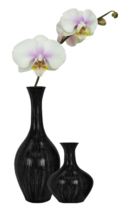 Классическая цветочная ваза PNG Image