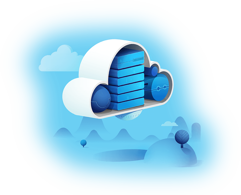 Cloud Hosting PNG Picture