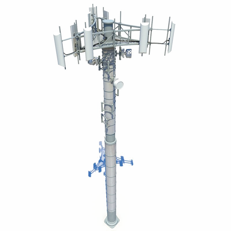 Communication Tower PNG Transparent Image