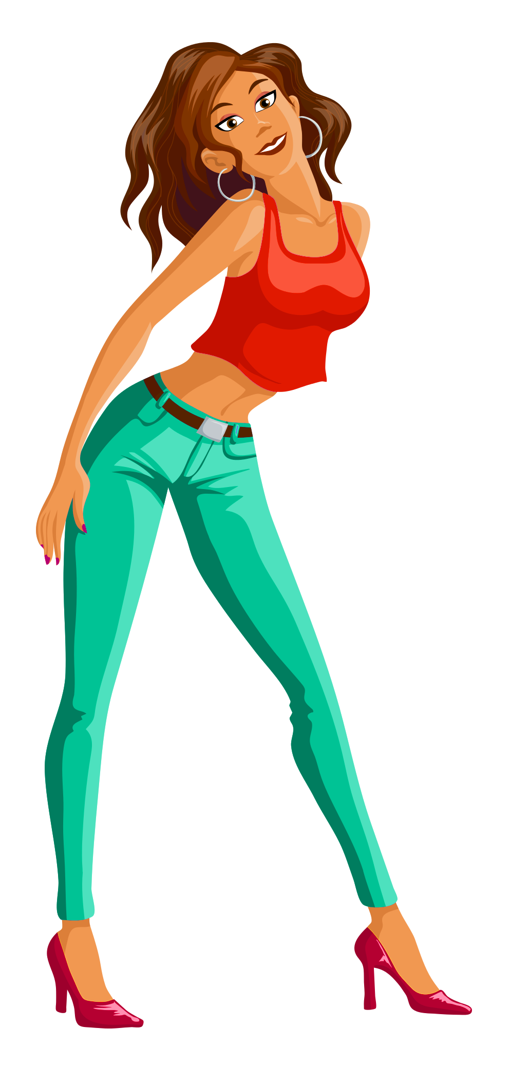 Dance Girl Background PNG